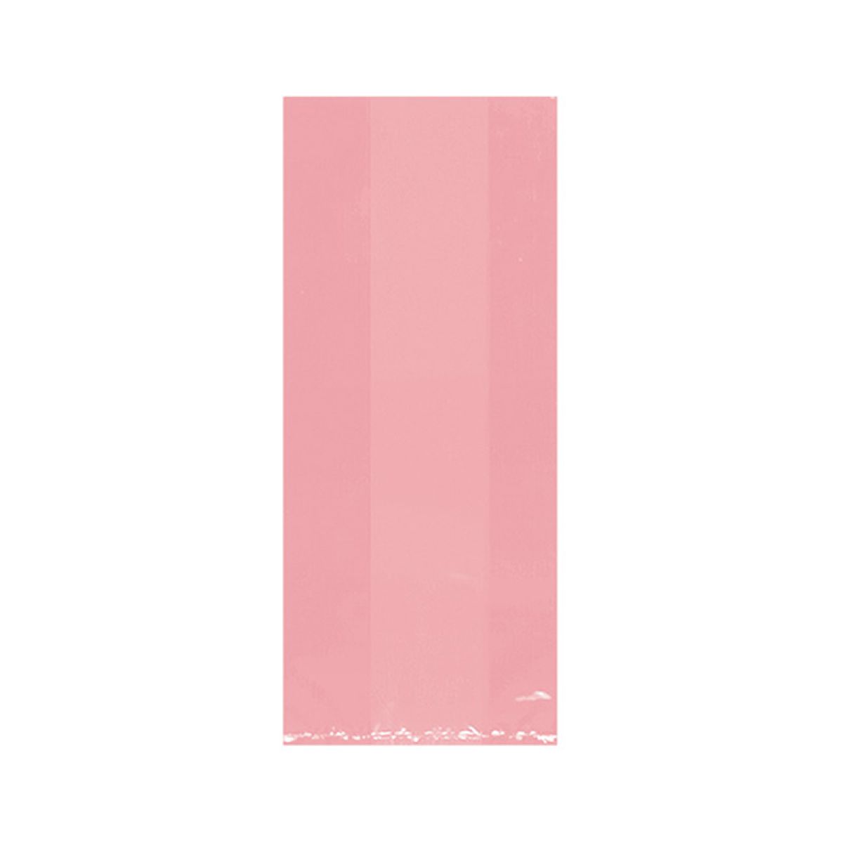 Baby Pink Small Cello Party Bags - 24cm (25pk)