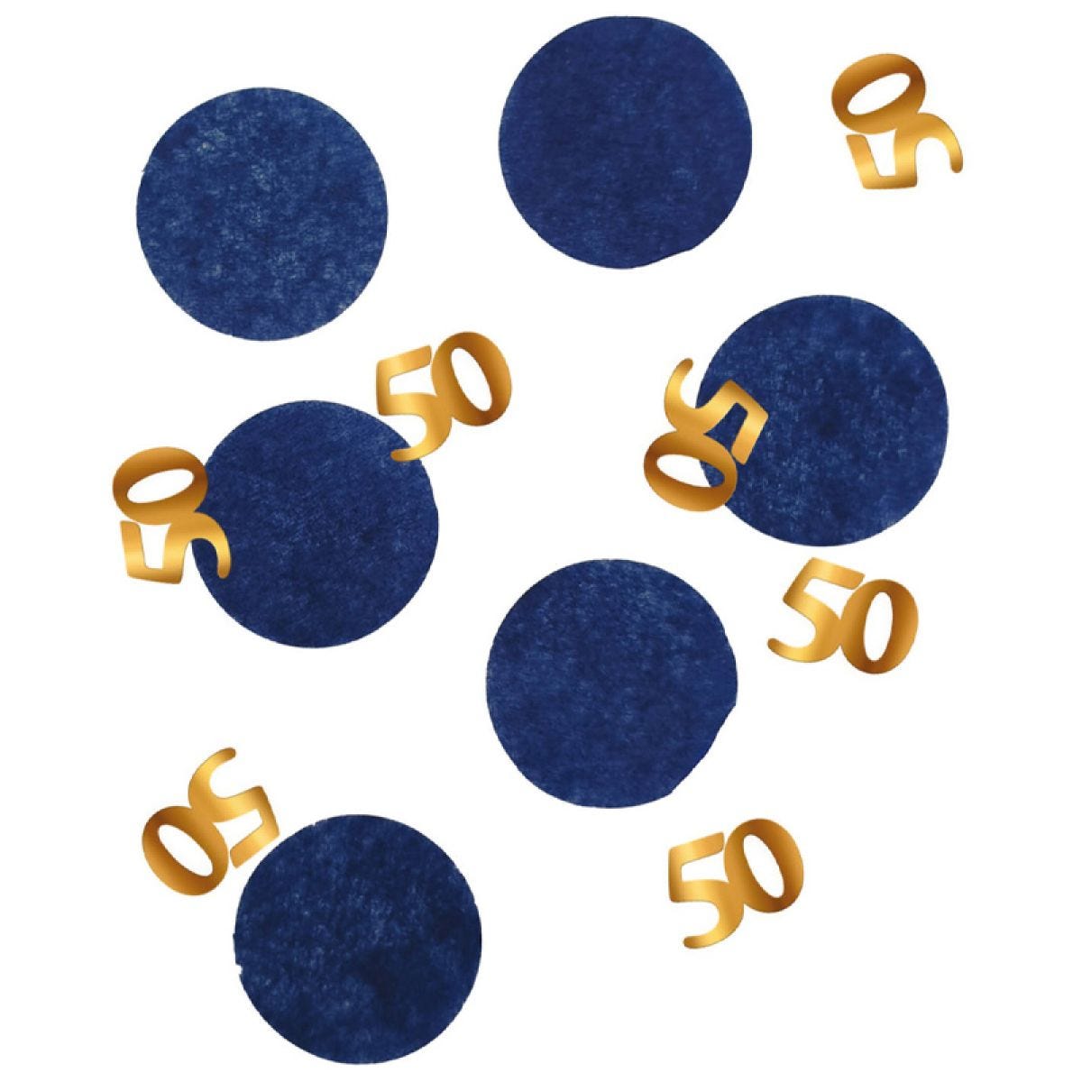 Navy & Gold 50 Confetti (25g)