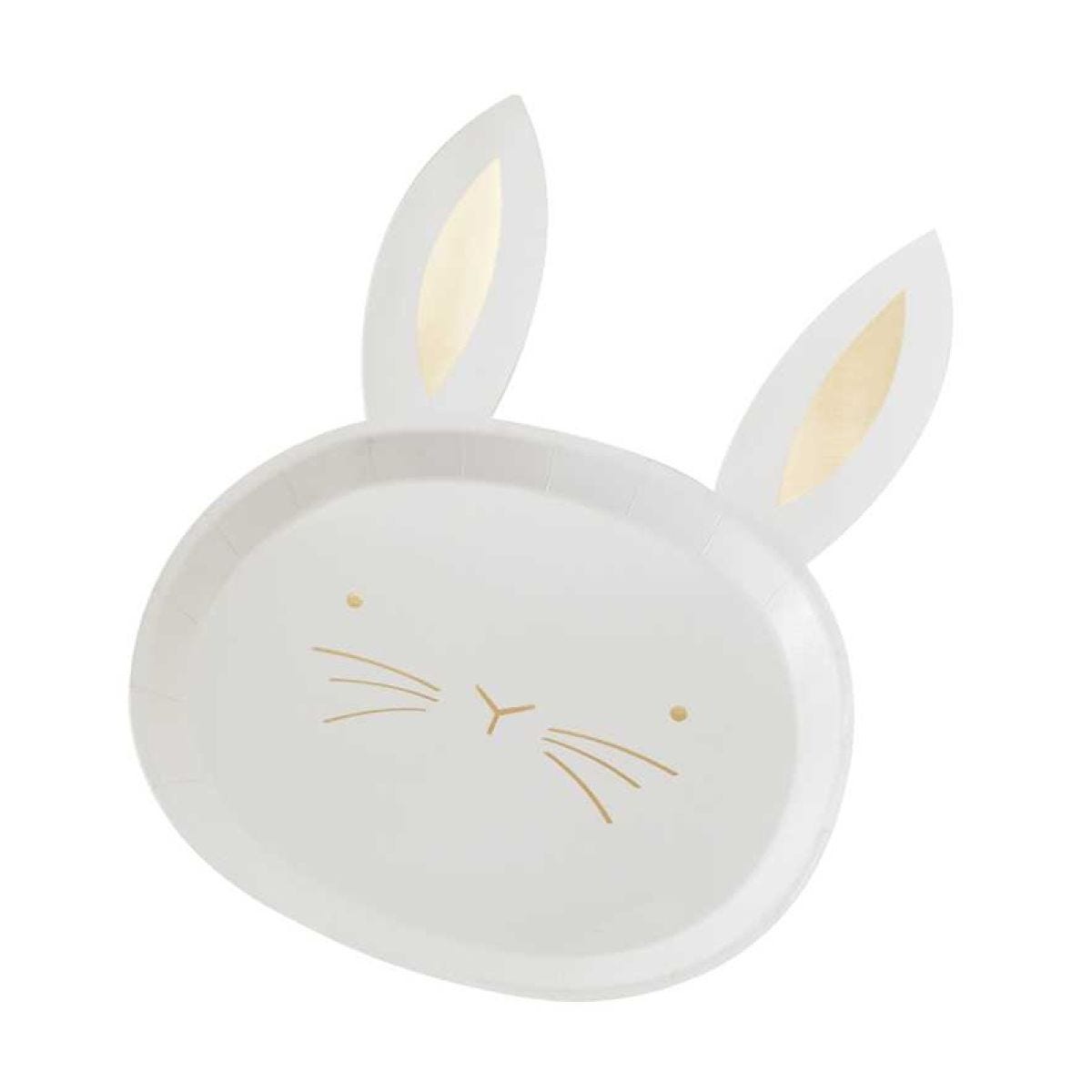 Crazy Daisy Easter Bunny Plate - 35x24cm