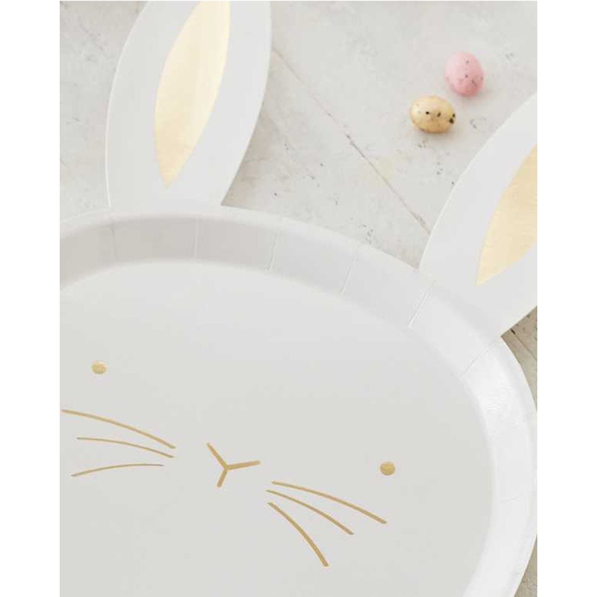 Crazy Daisy Easter Bunny Plate - 35x24cm