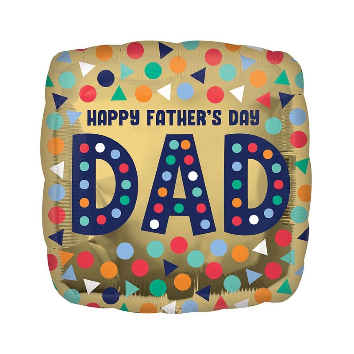 Happy Father&apos;s Day Gold Balloon - 18" Foil