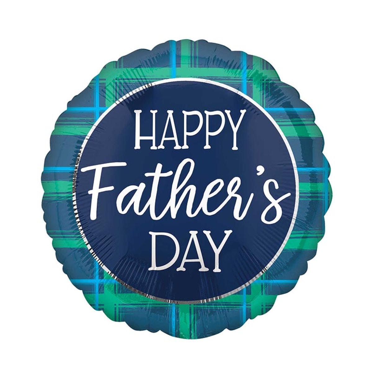 Happy Father&apos;s Day Check Balloon - 18" Foil