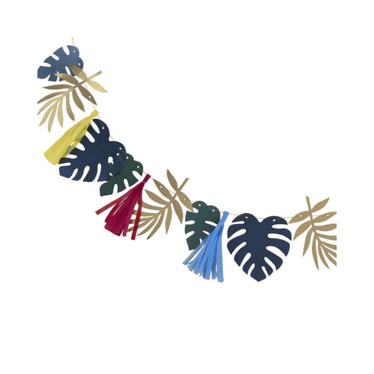 Island Life Gold Card & Leaf Tassel Garland