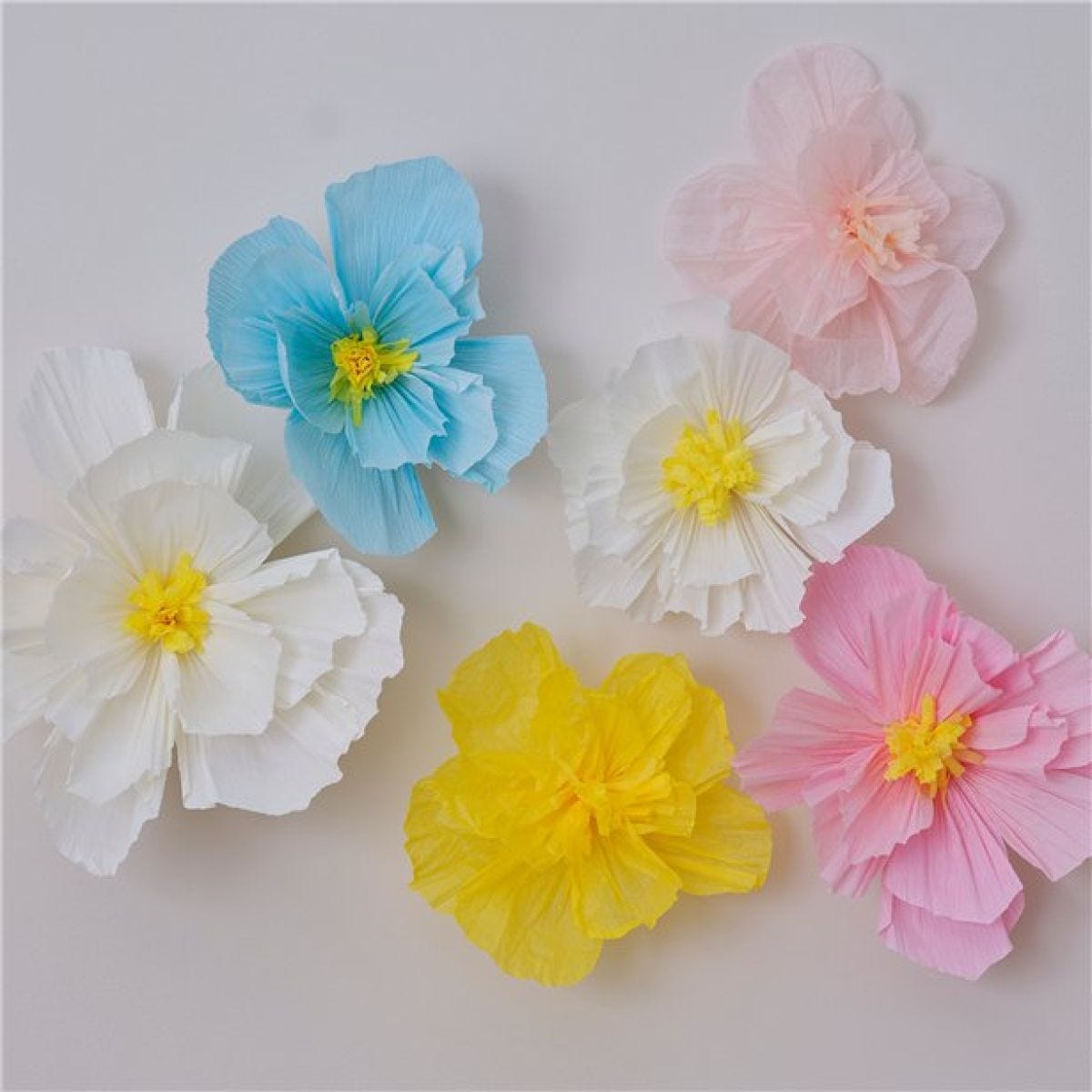 Flowers Tissue Paper Backdrop