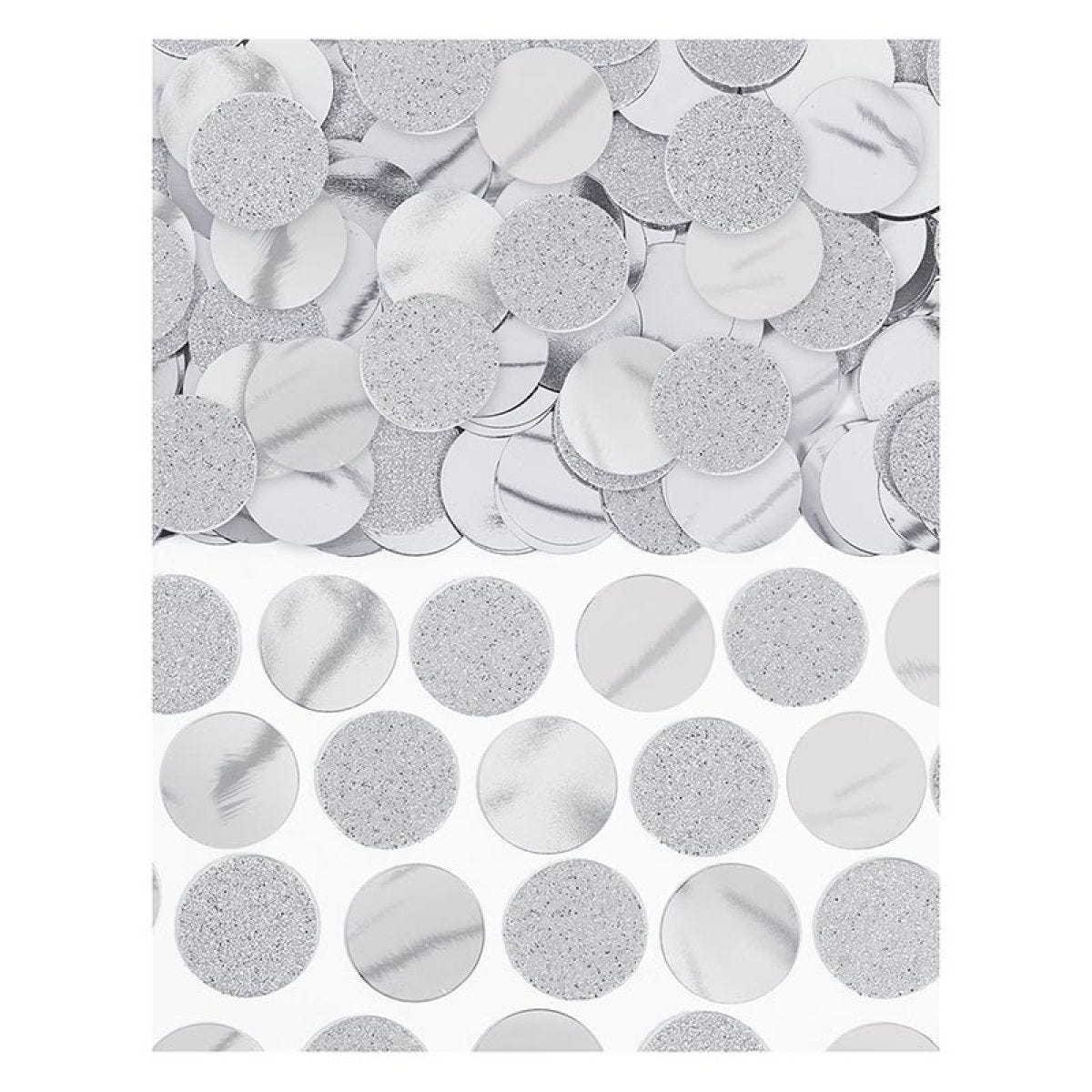 Silver Foil Confetti (63g)