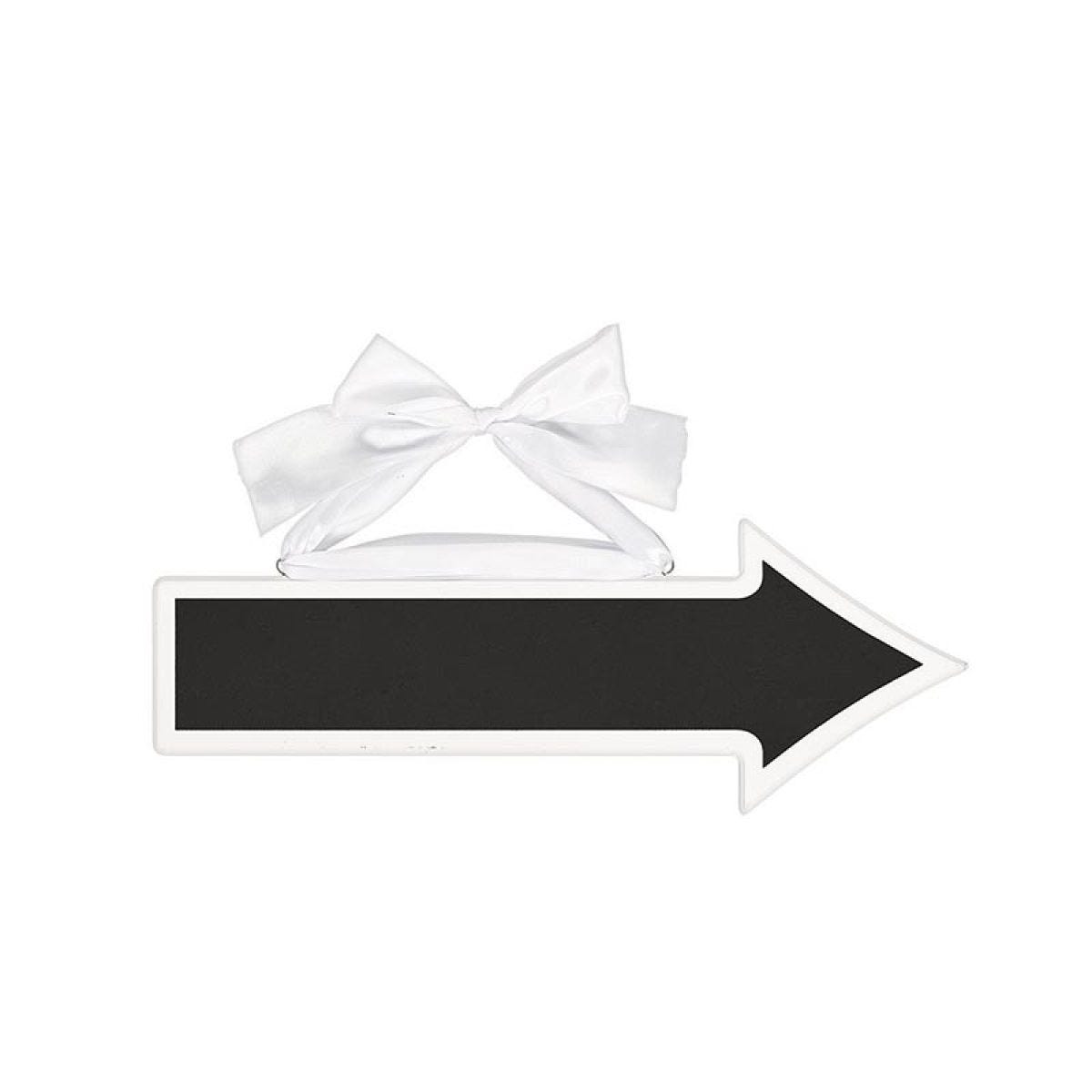 Reversible Arrow Chalkboard Sign - 41cm x 15cm