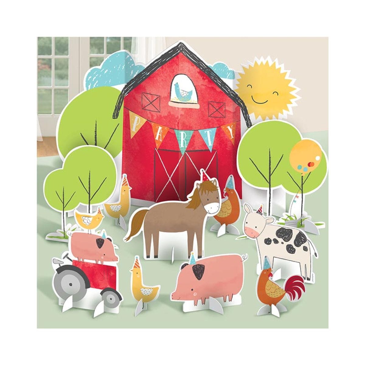 Barnyard Table Decorating Kits (11pcs)