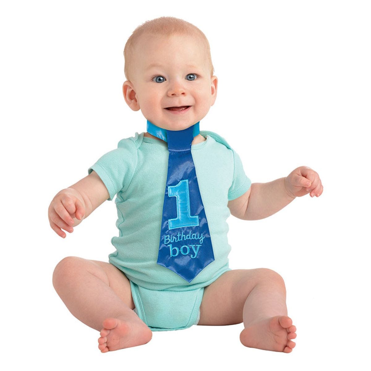 Boy&apos;s 1st Birthday Tie