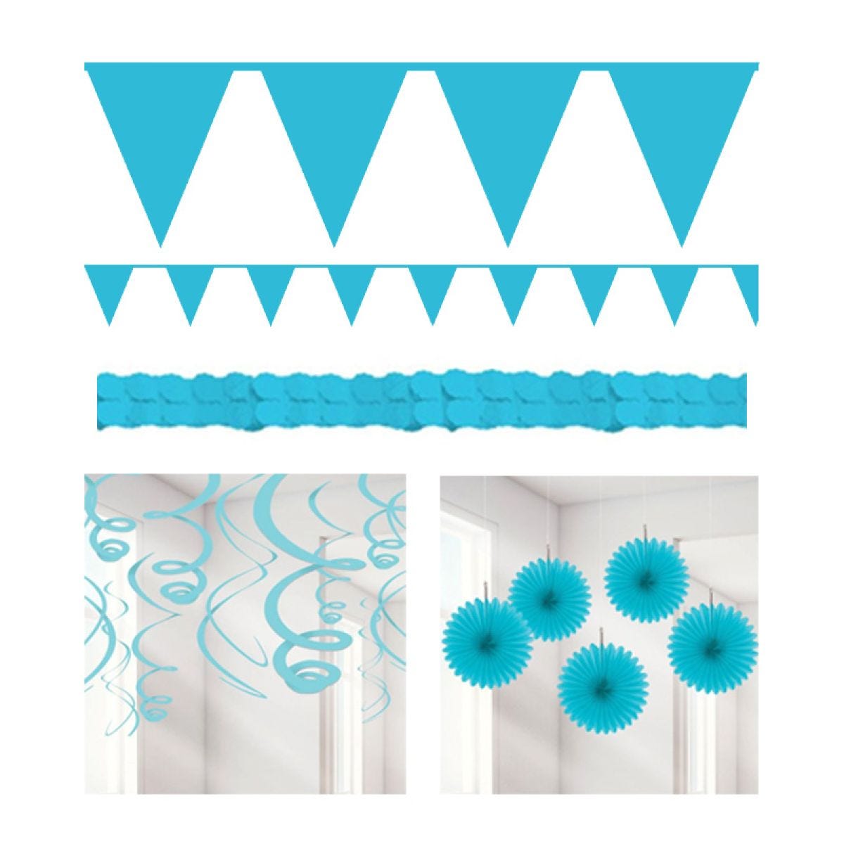 Blue Party Decorating Kit