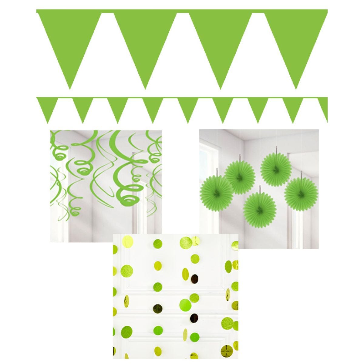 Green Party Decorating Kit