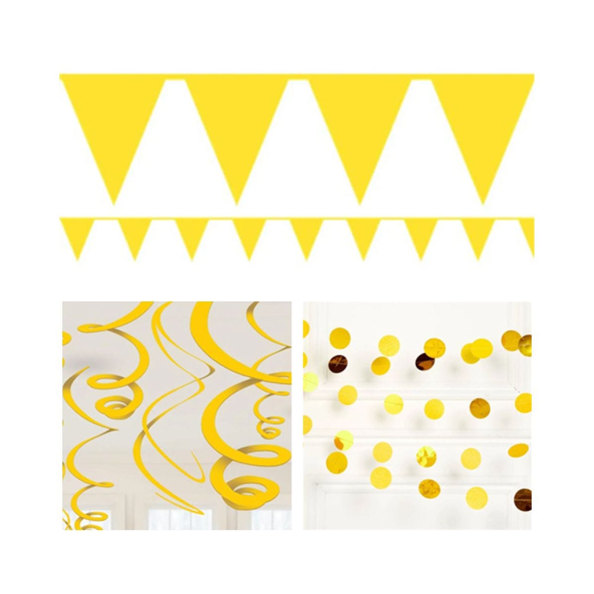 Yellow Party Decorating Kit