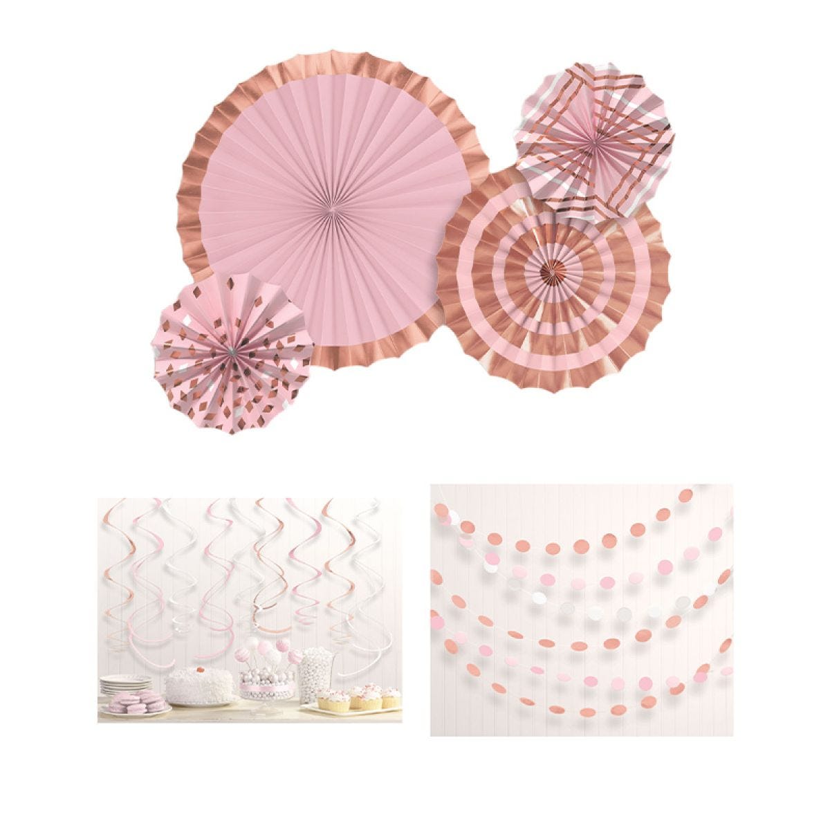Rose Gold Party Decorating Kit