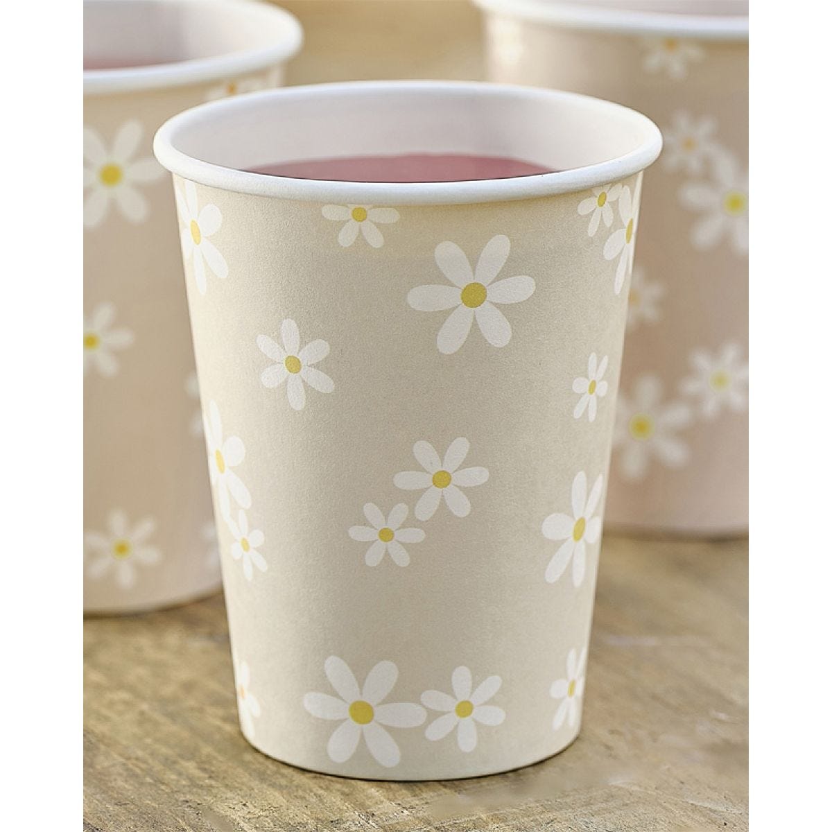 Ditsy Daisy Paper Cups (8pk)