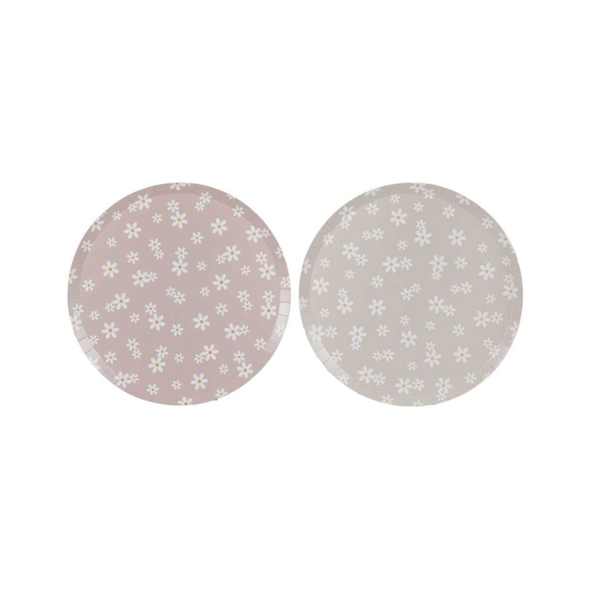 Ditsy Daisy Paper Plates - 22cm (8pk)