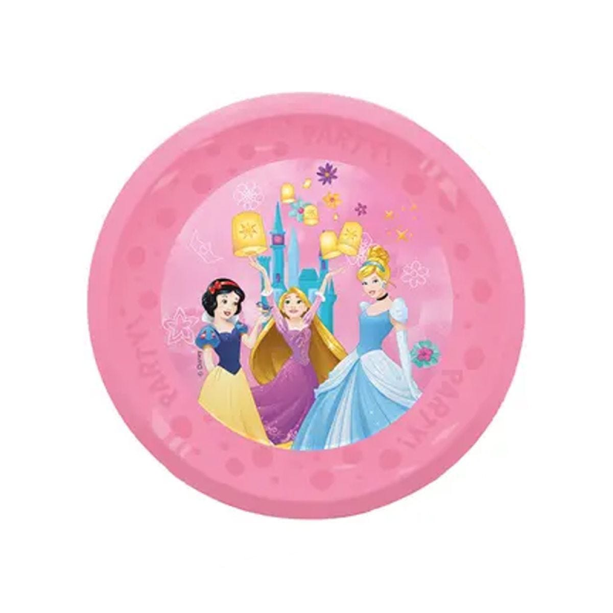 Disney Princess Reuseable Plastic Party Plates (4pk)