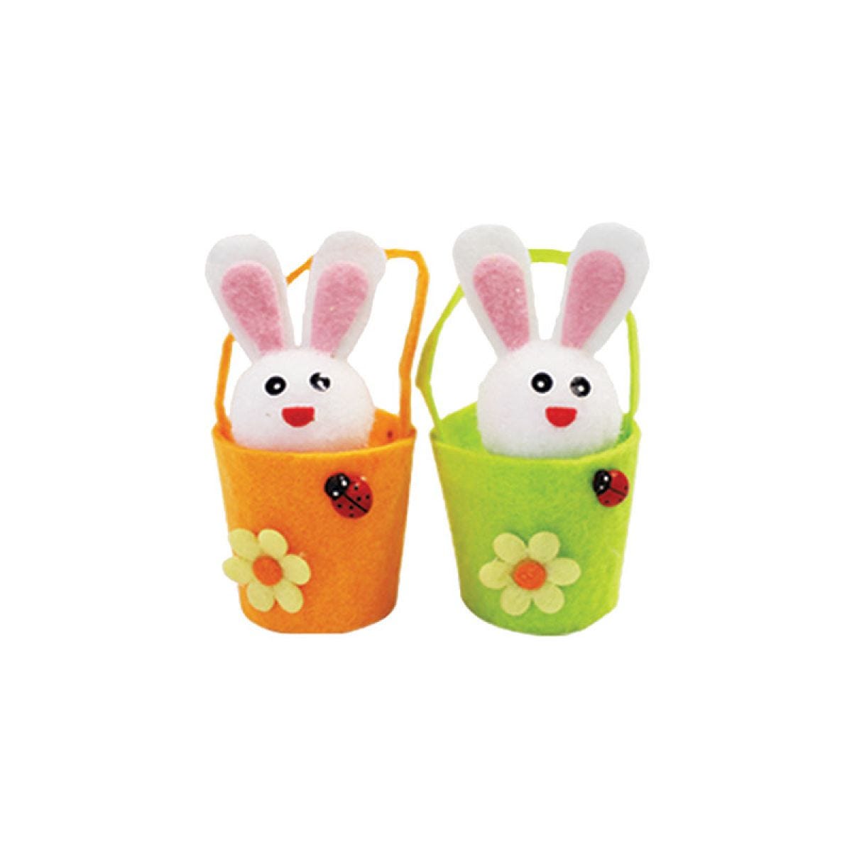 Easter Bunnies in Buckets (2pk)