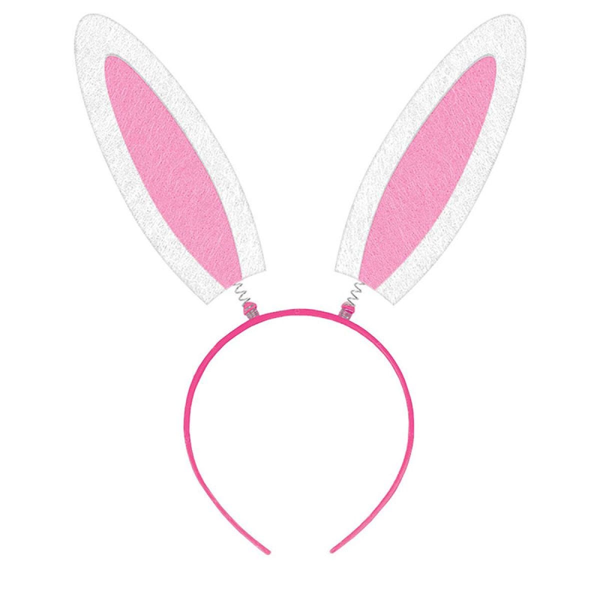 Pink Felt Bunny Ear Boppers