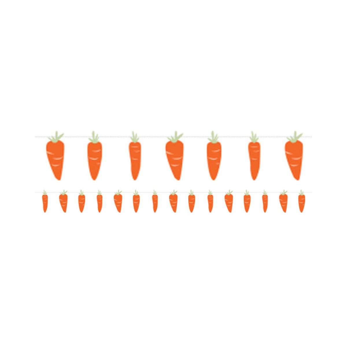 Paper Carrots Garland