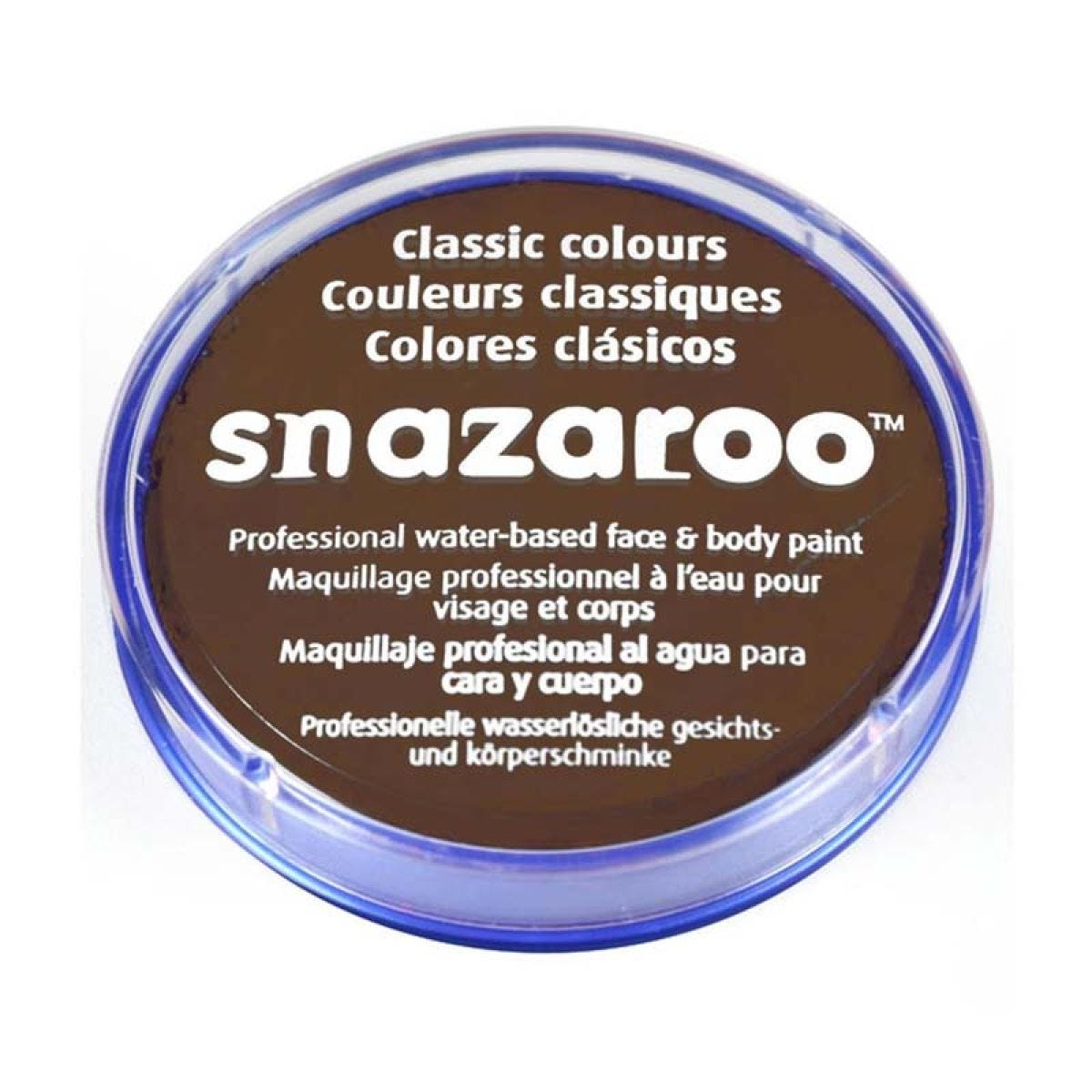 Snazaroo Dark Brown Face Paint - 18ml