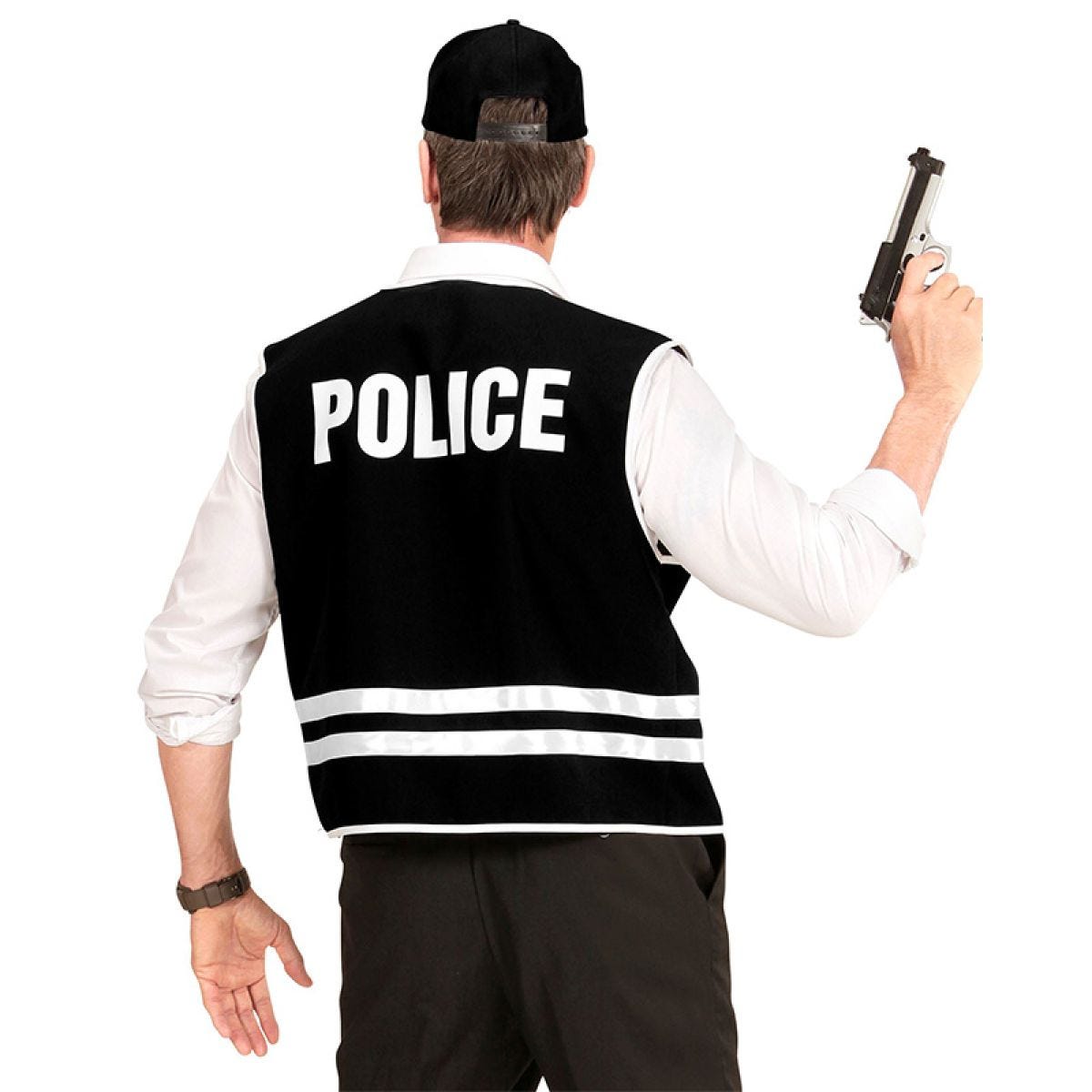 Police Officer Vest and Hat - Adult Costume