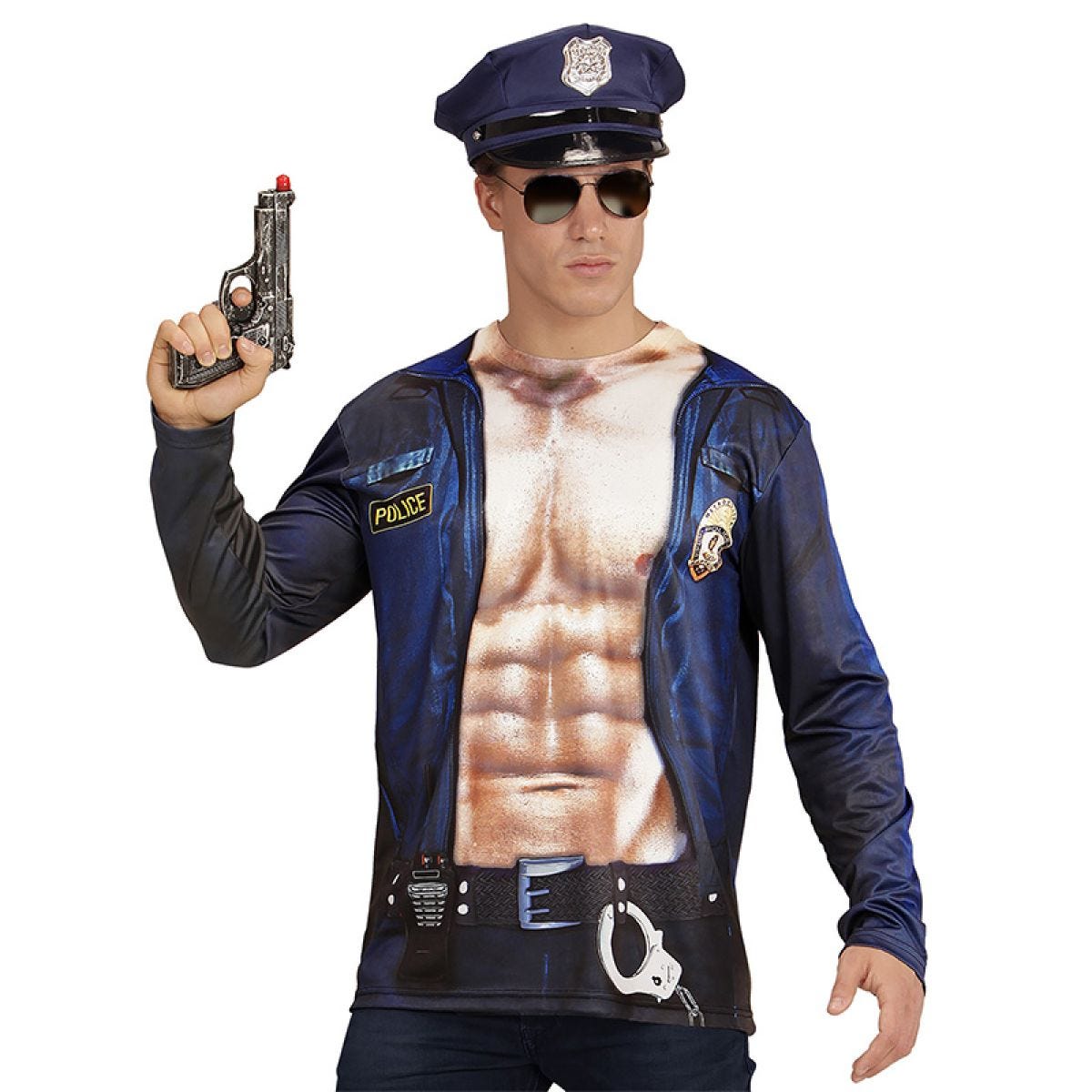 Sexy Policeman Shirt - Adult Costume