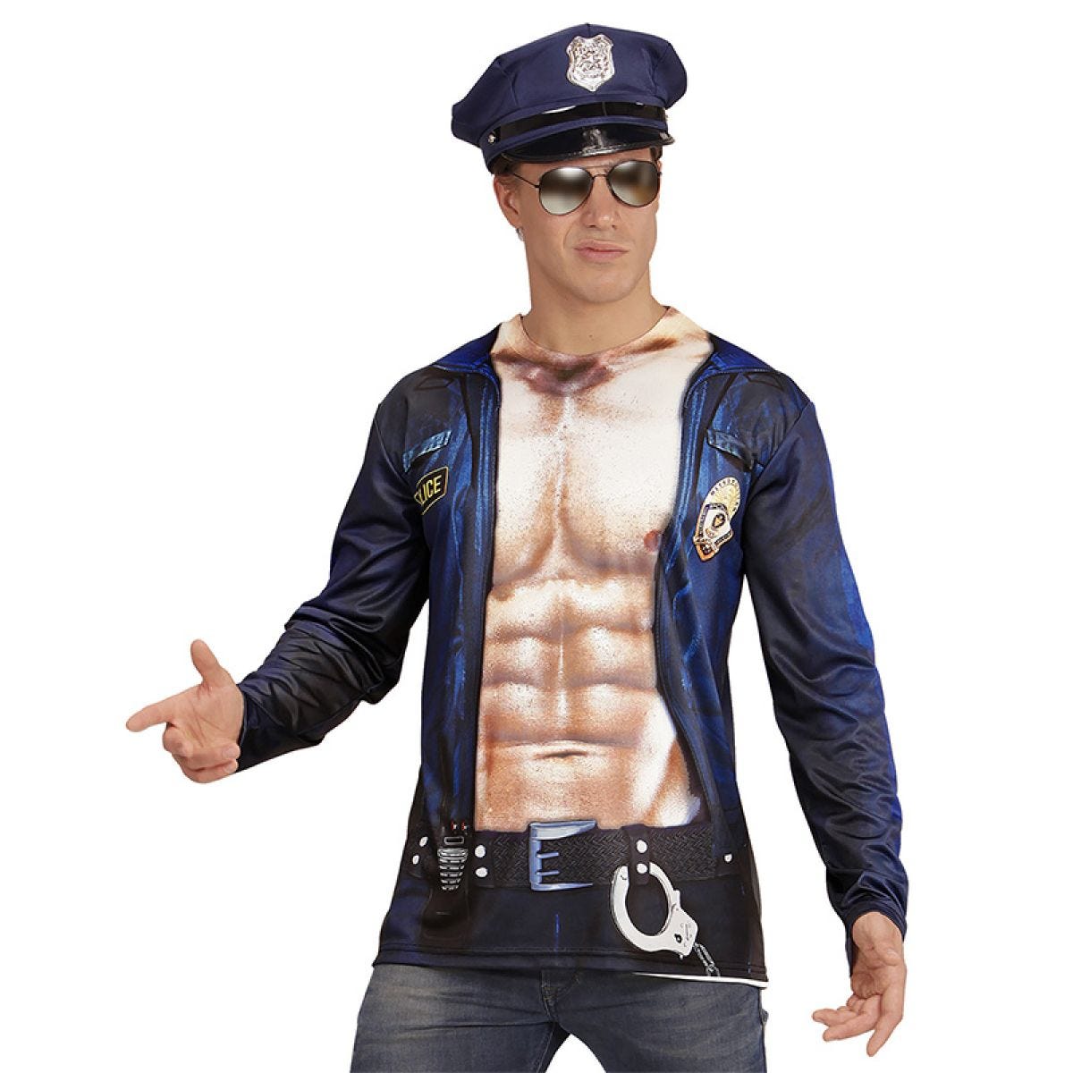 Sexy Policeman Shirt - Adult Costume