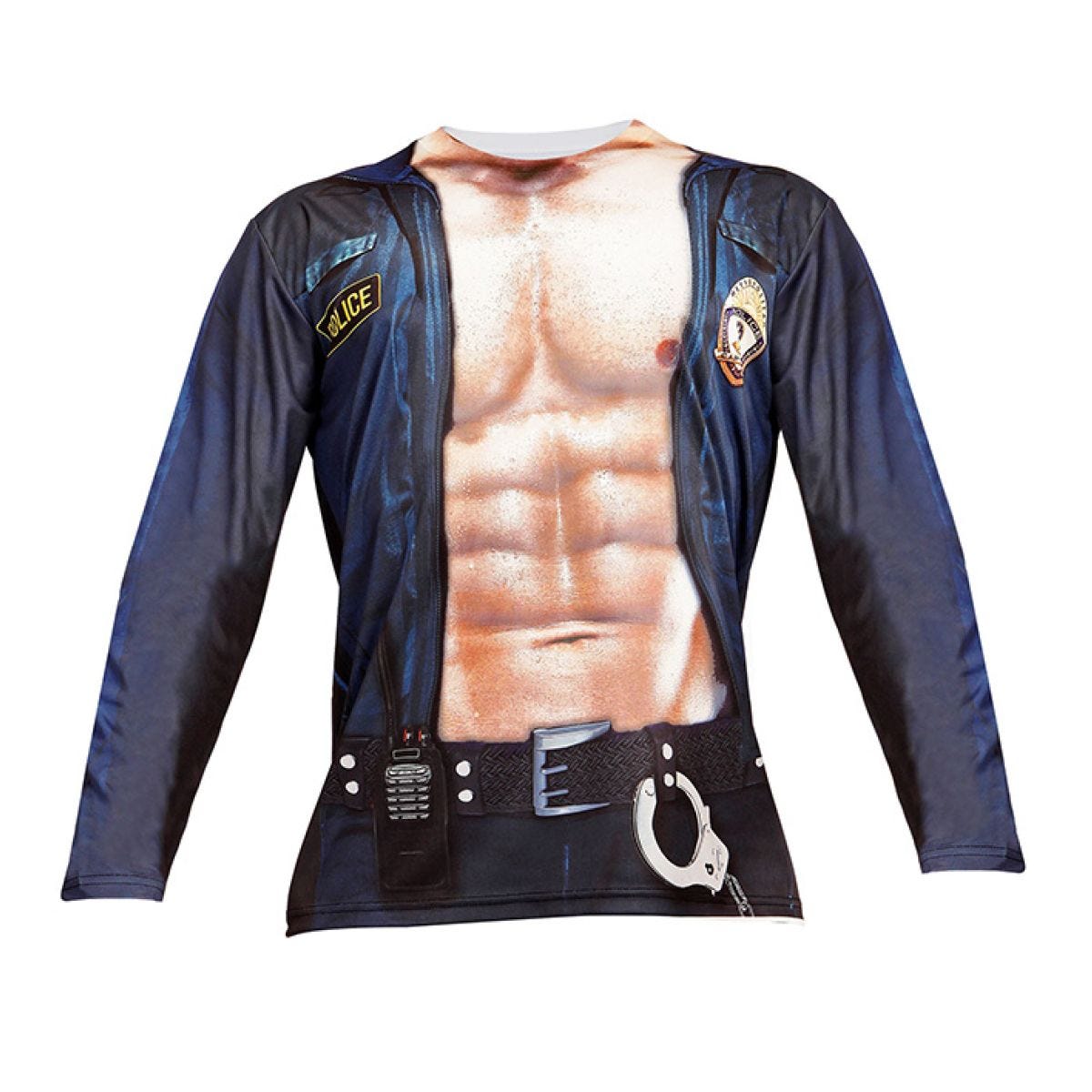 Sexy Policeman Shirt - Adult Costume