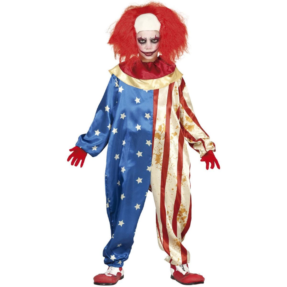 Patriot Clown Costume - Child Costume