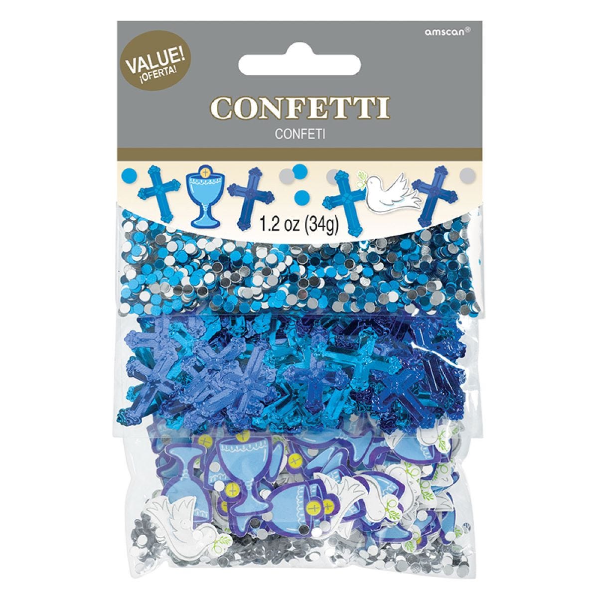 First Communion Blue Confetti - 34g