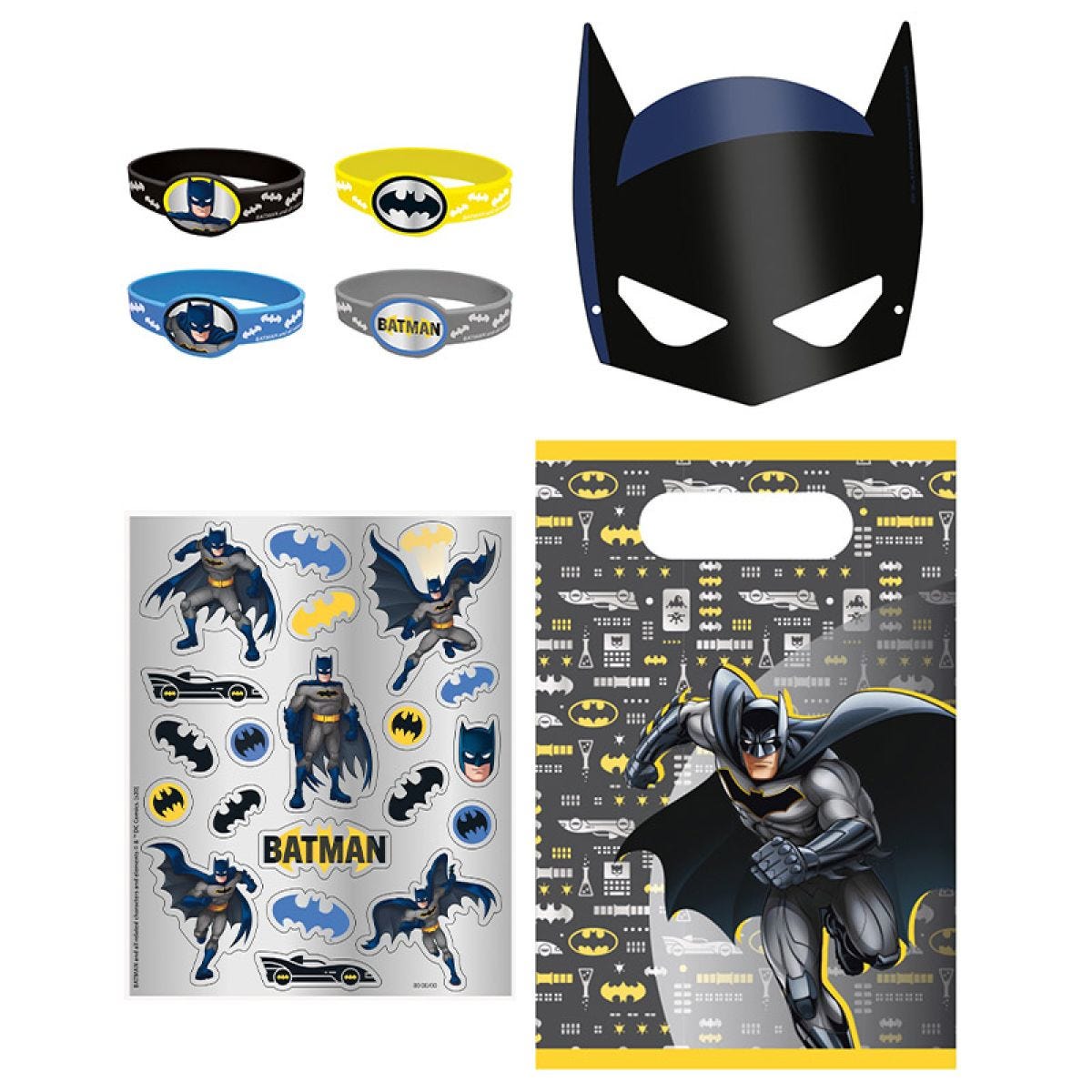 Batman Party Bags Kit (8pk)