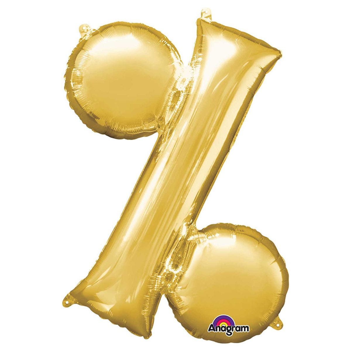Gold % Balloon - 34" Foil