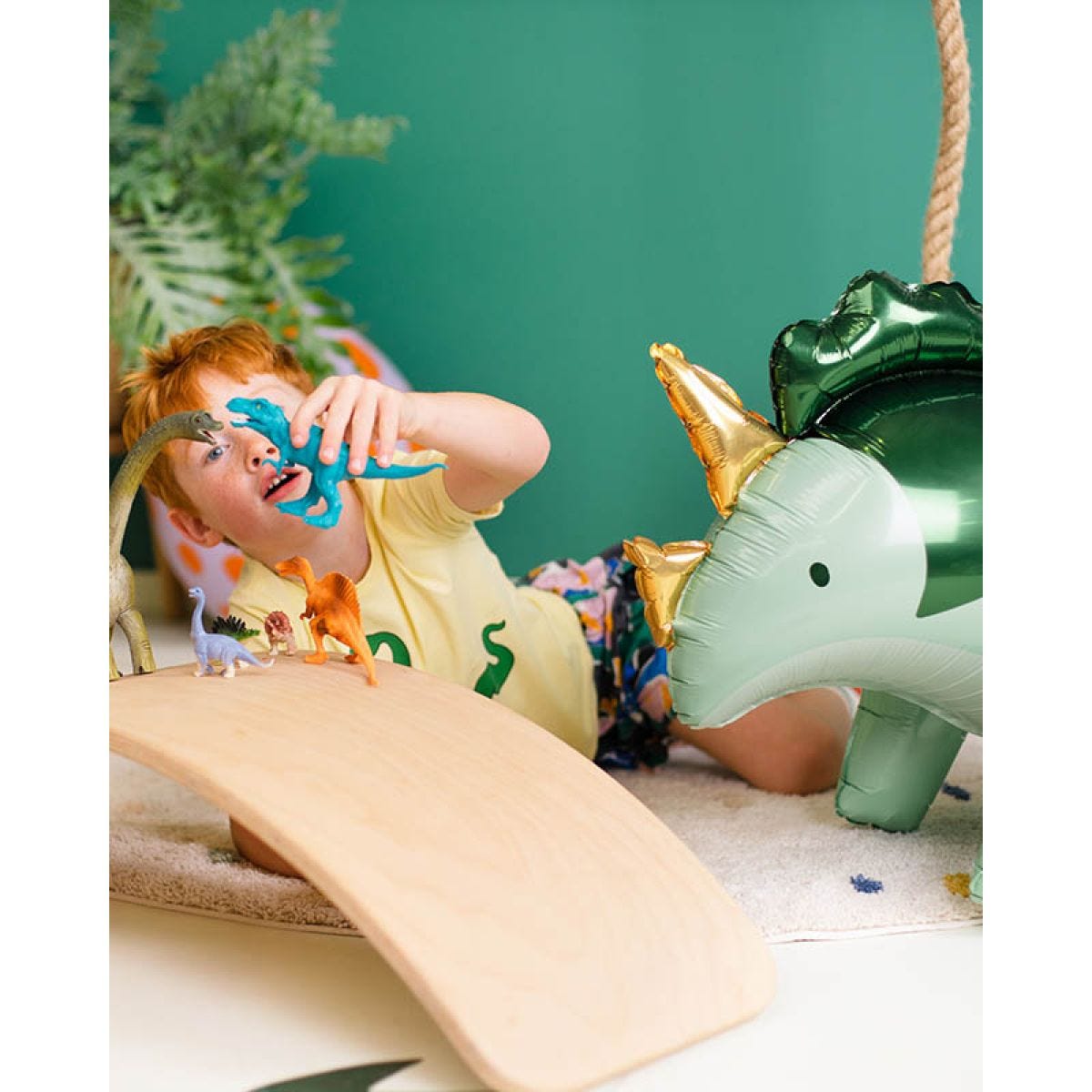 Cute Triceratops Shape Balloon - 36.5" Foil