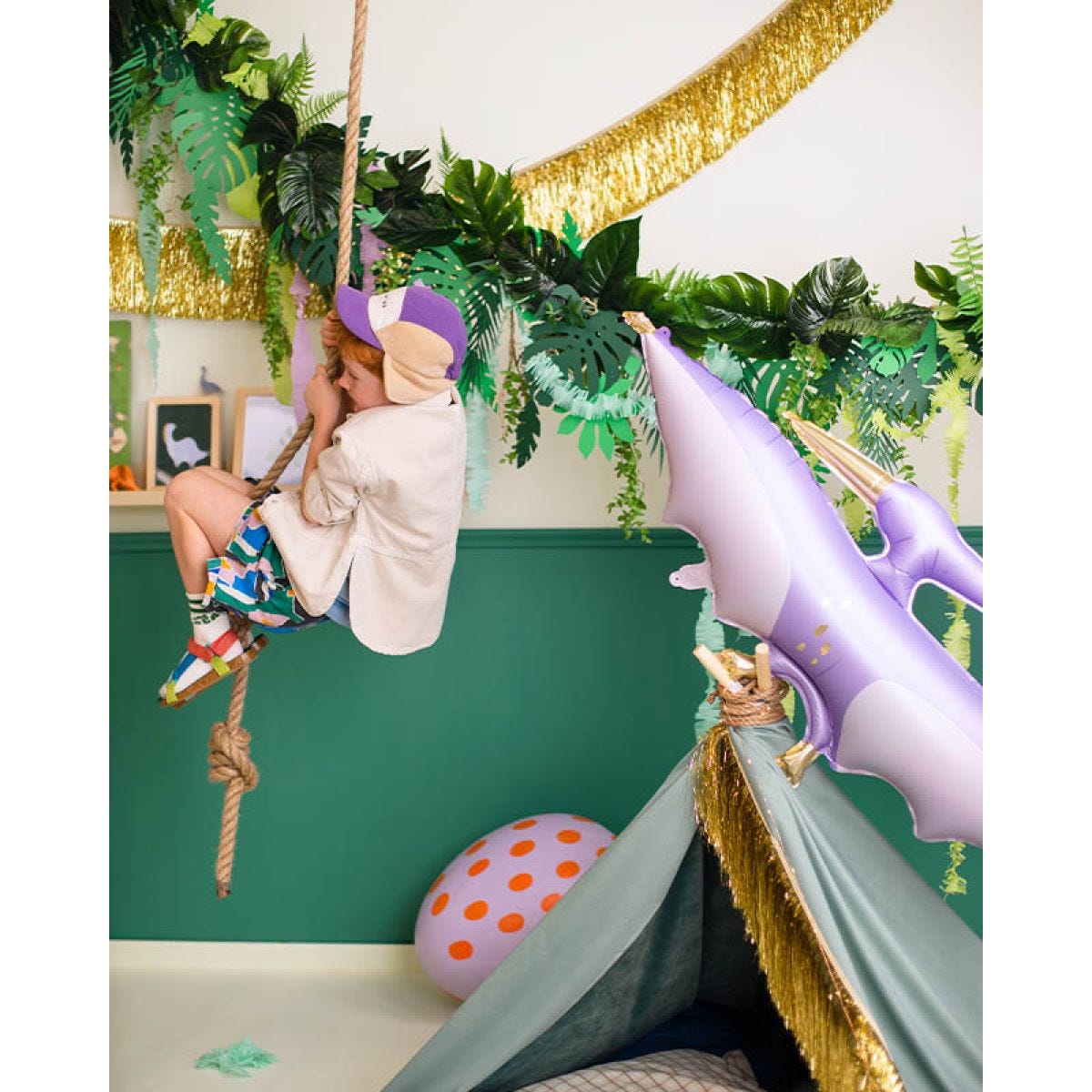 Pterodactyl Dino Shape Balloon - 41" Foil