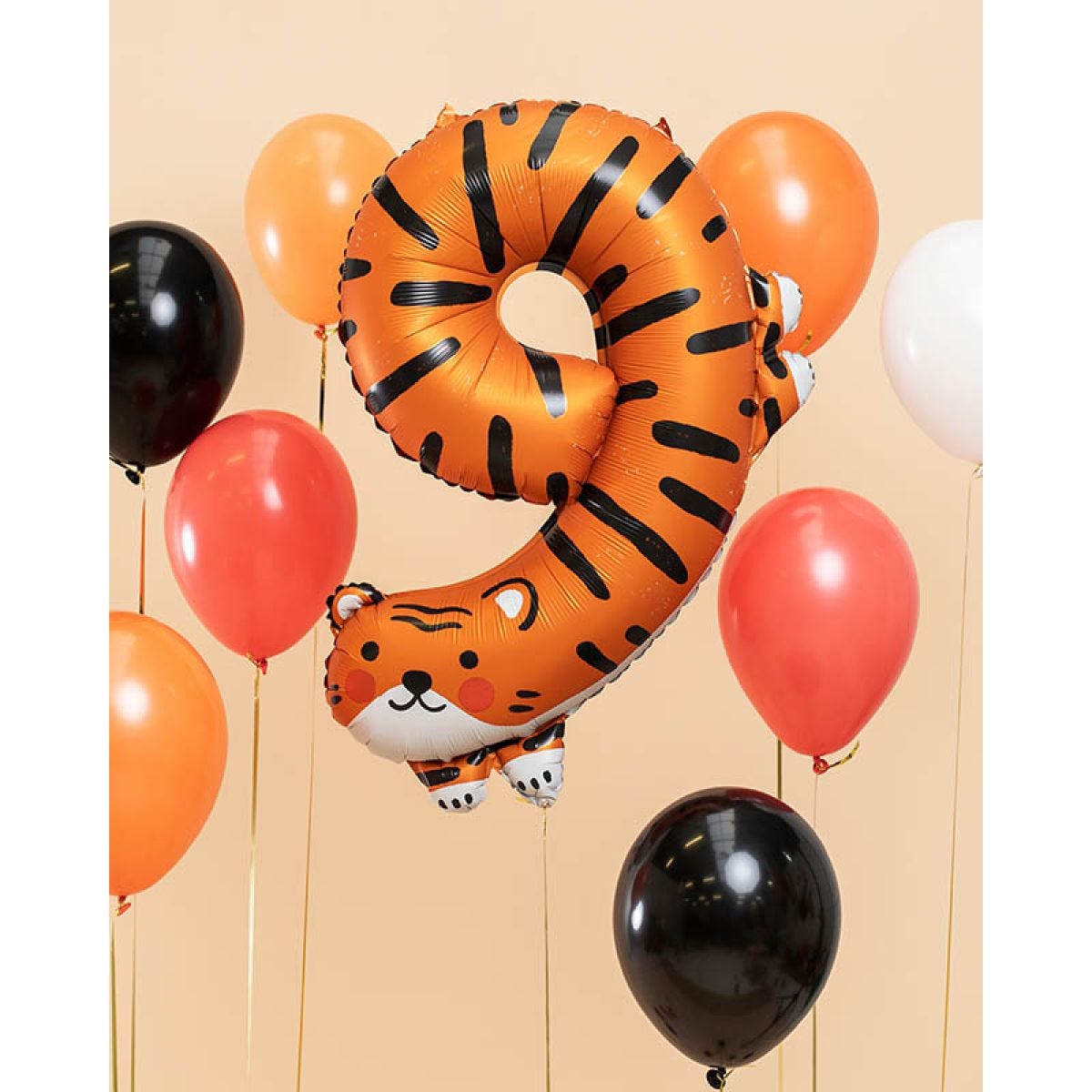 Tiger Number 9 Balloon - 34" Foil