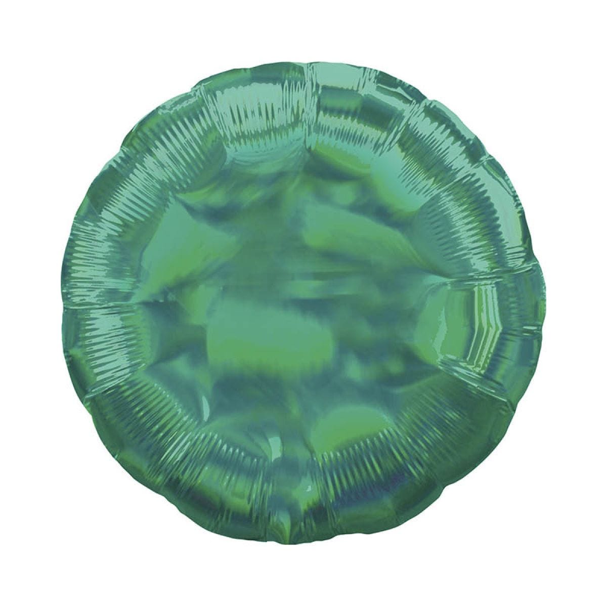 Iridescent Green Round Balloon - 18" Foil
