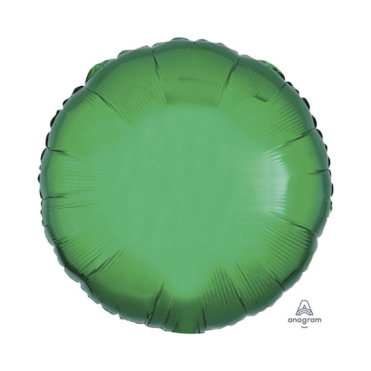 Metallic Green Round Balloon - 18" Foil