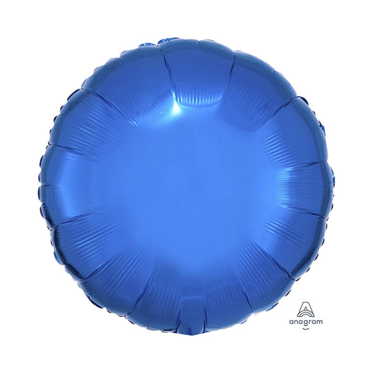 Metallic Blue Round Balloon - 18" Foil