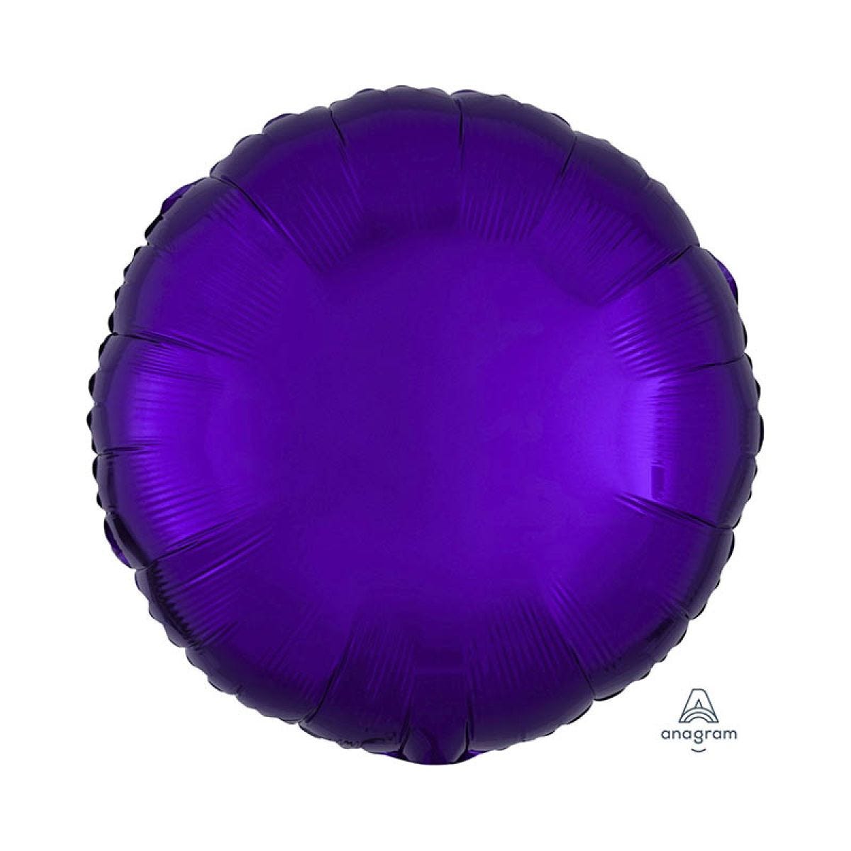 Metallic Purple Round Balloon - 18" Foil