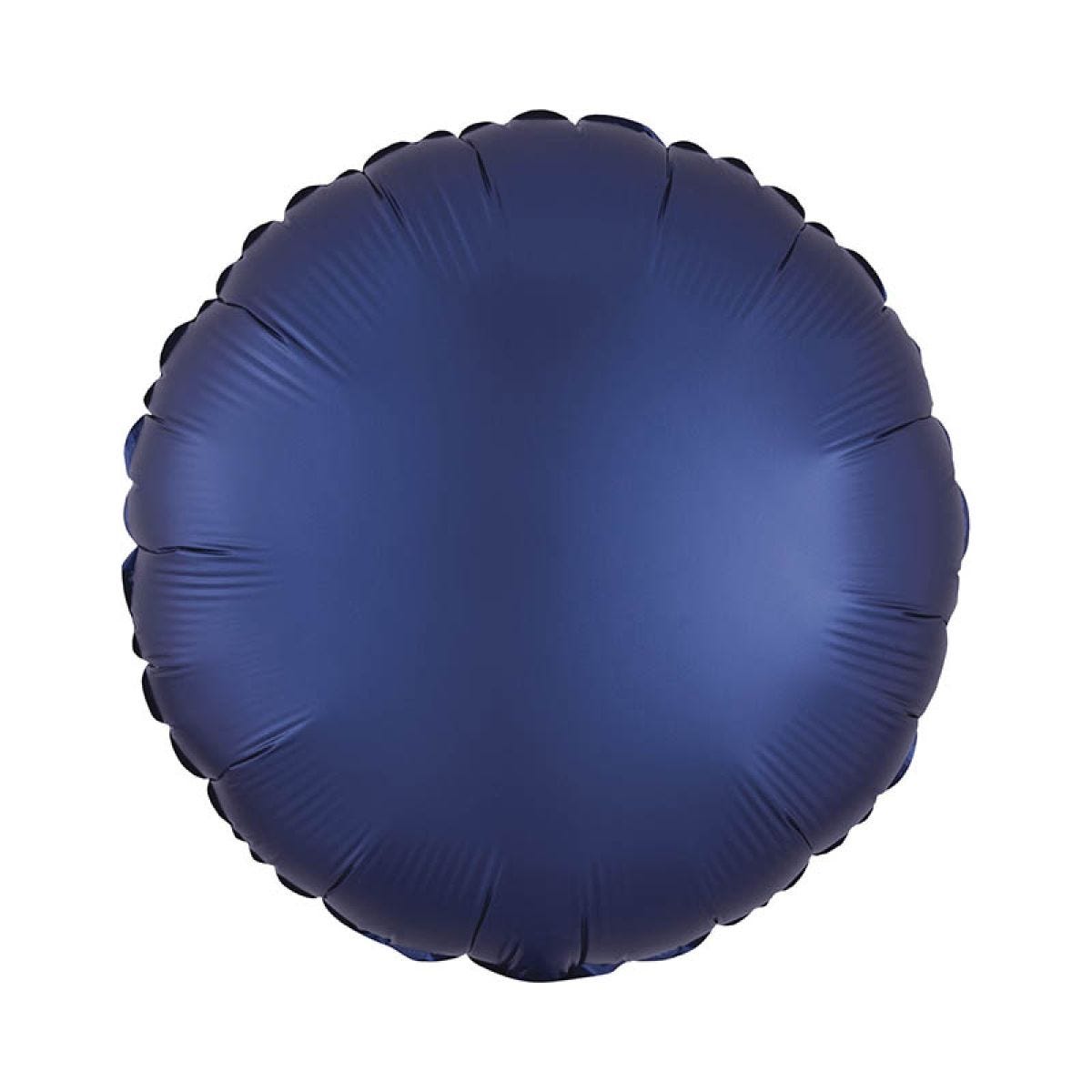 Satin Luxe Navy Round Balloon - 18" Foil