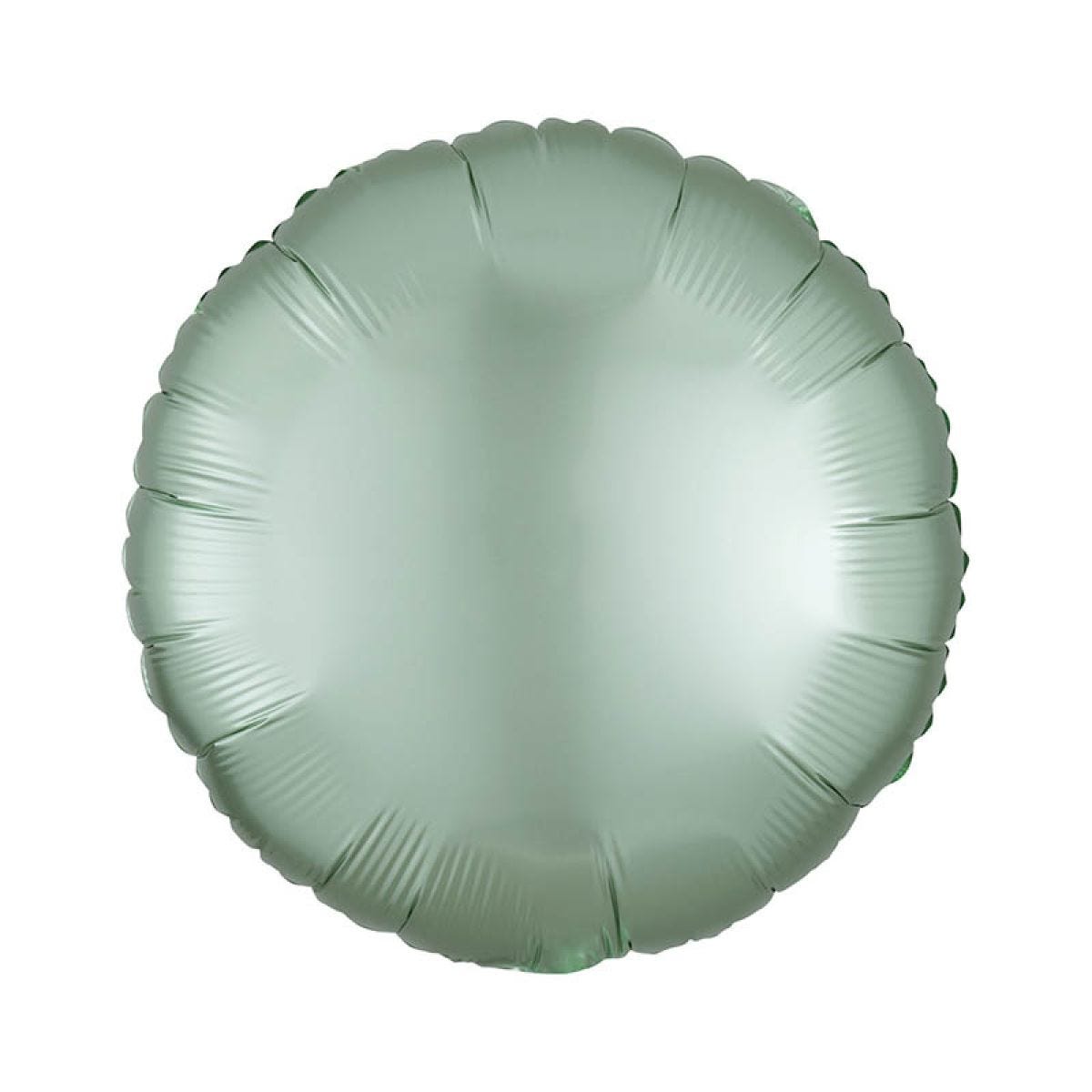 Silk Lustre Mint Green Round Balloon - 18" Foil