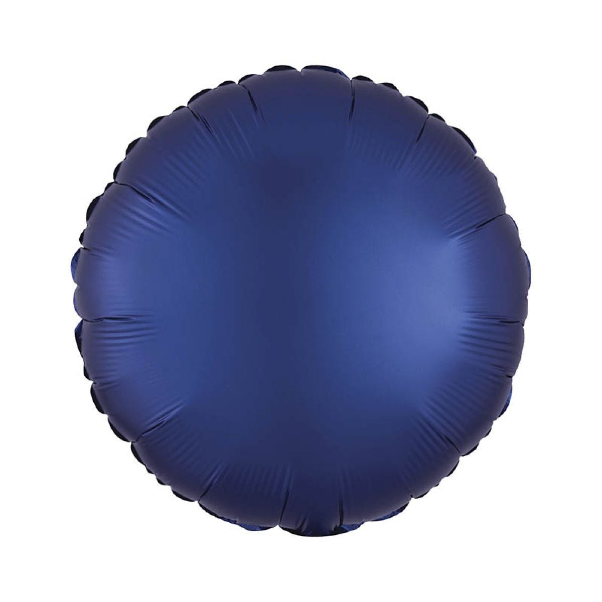 Silk Lustre Navy Blue Round Balloon - 18" Foil