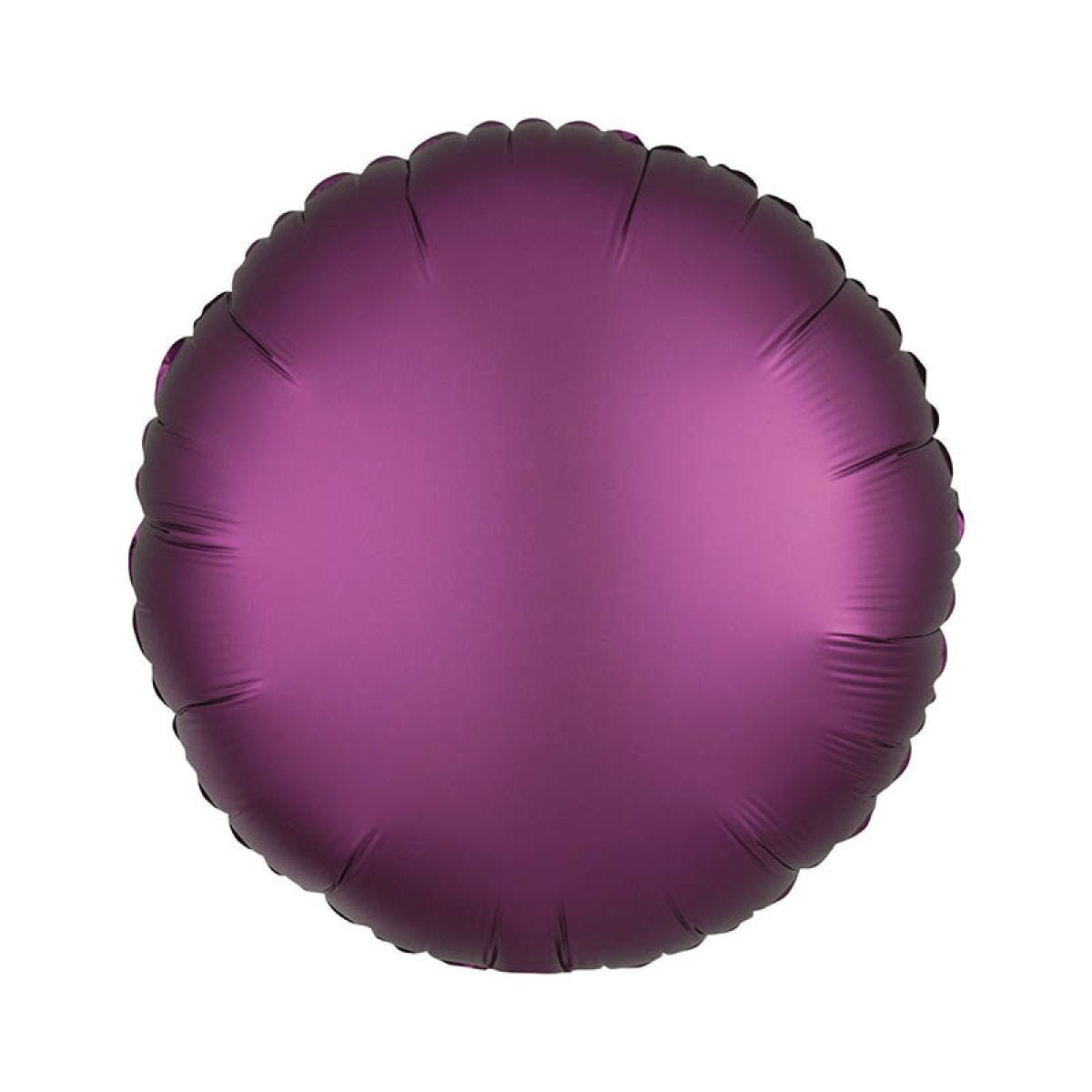 Metallic Fuchsia Pink Round Balloon - 18" Foil (Unpackaged)