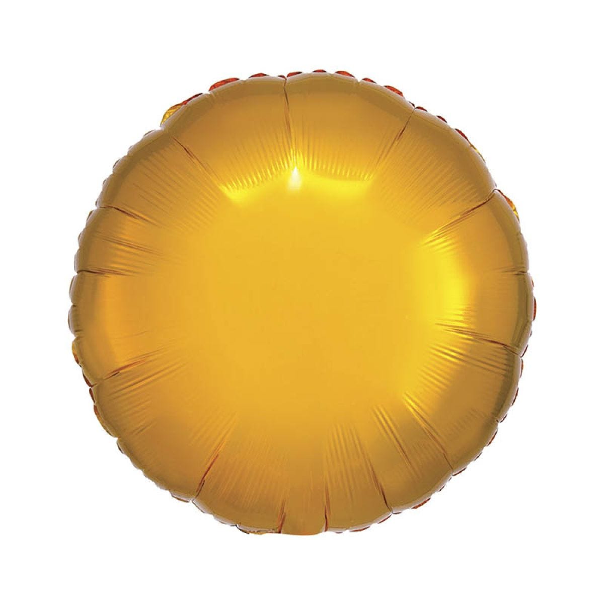 Metallic Gold Round Balloon - 18" Foil (Unpackaged)