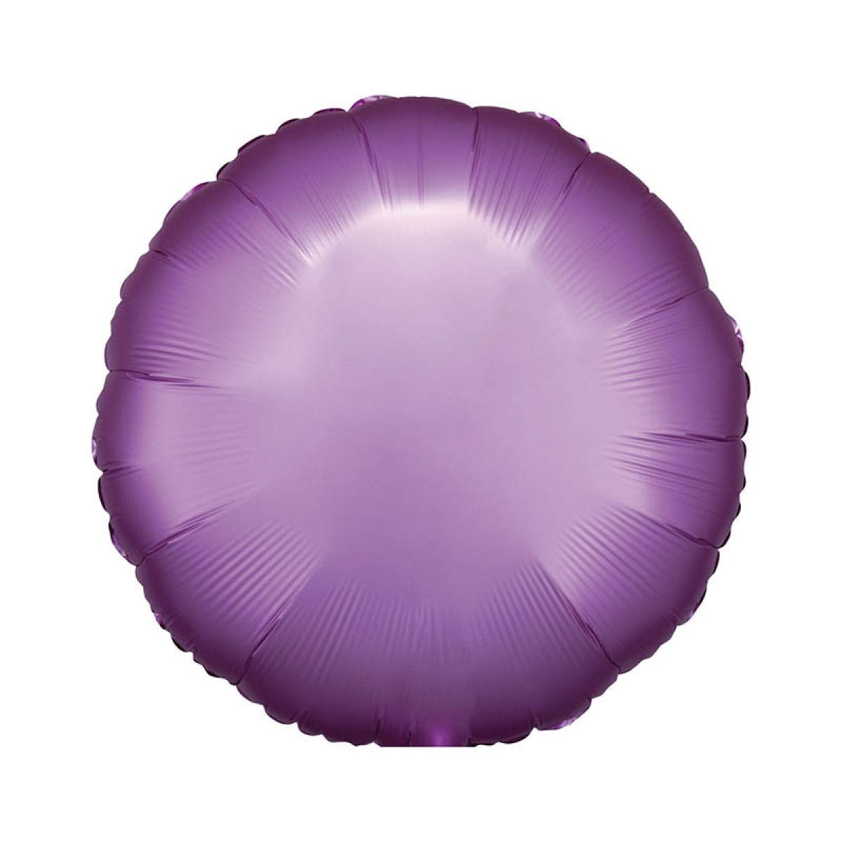Silk Lustre Flamingo Pink Round Balloon - 18" Foil (Unpackaged)