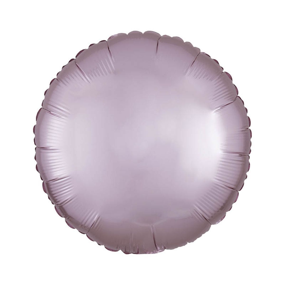 Silk Lustre Pastel Pink Round Balloon - 18" Foil (Unpackaged)