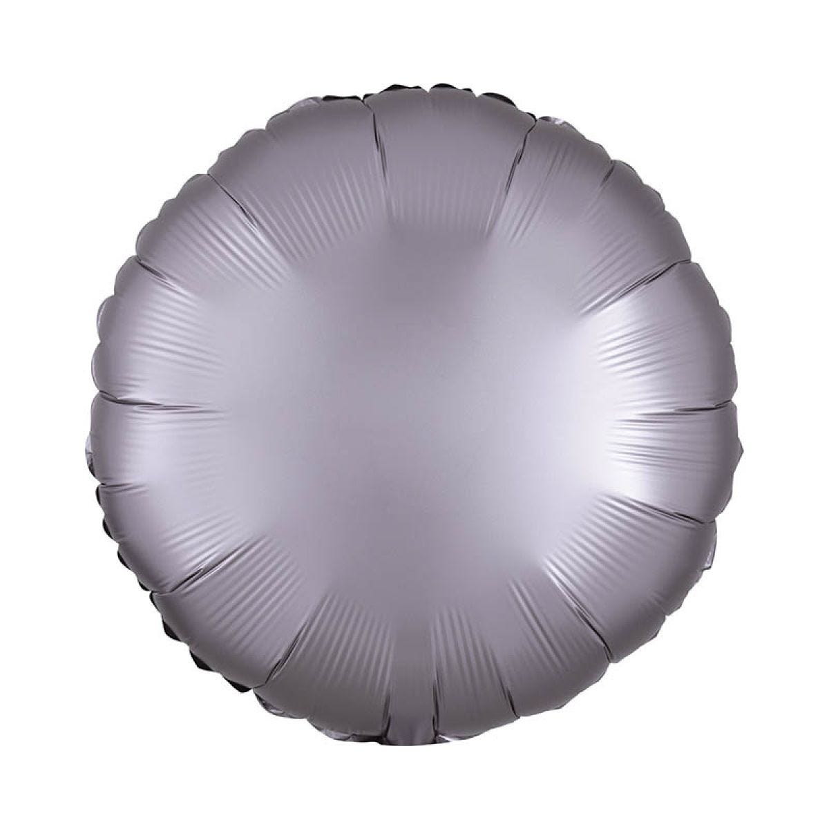 Satin Luxe Greige Round Balloon - 18" Foil