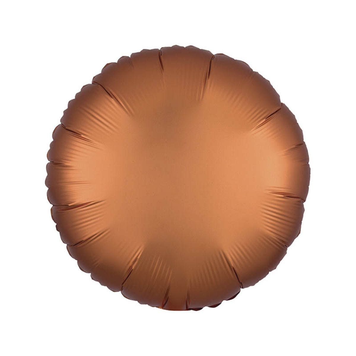 Satin Amber Round Balloon - 18" Foil