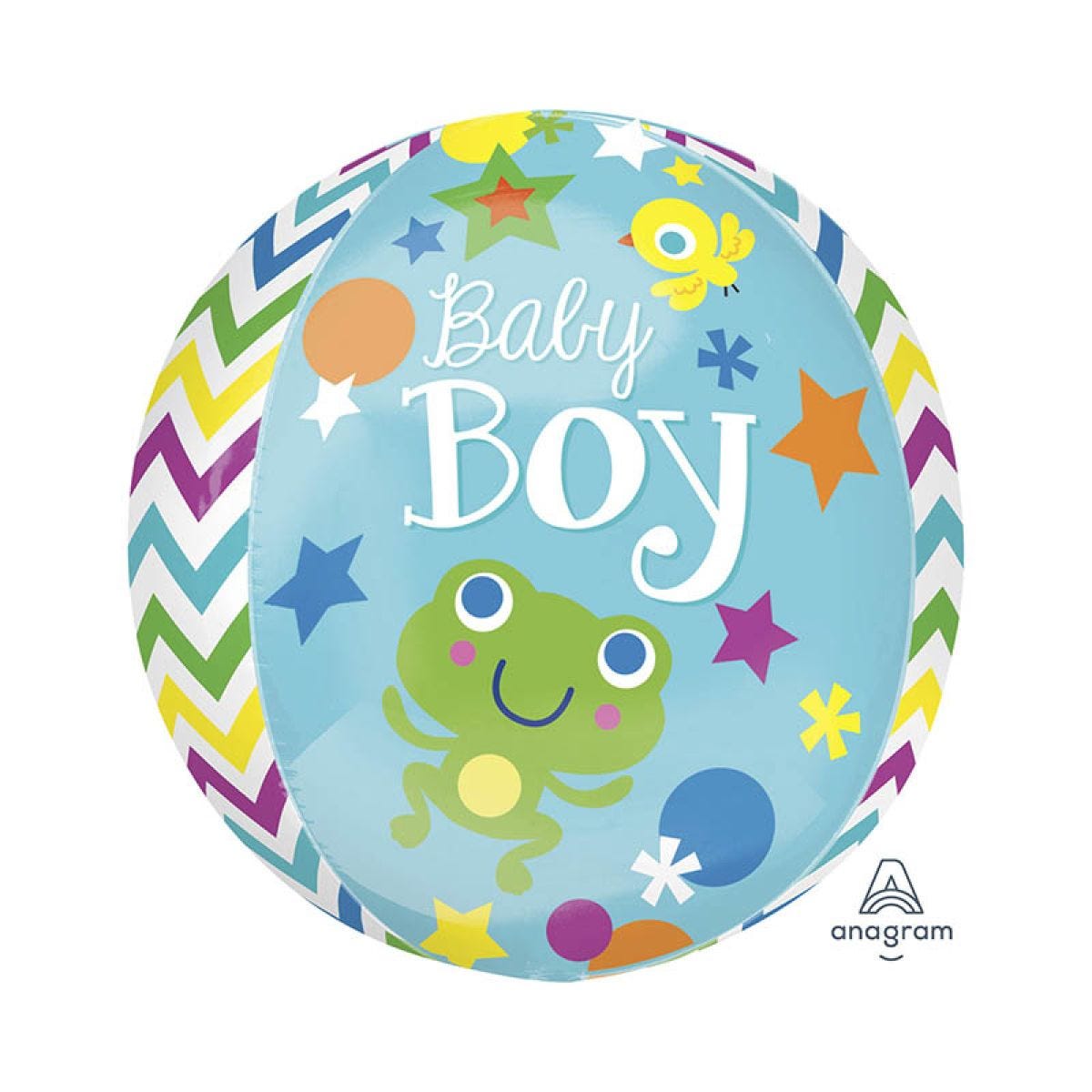 Sweet Baby Boy Orbz Balloon - 16"
