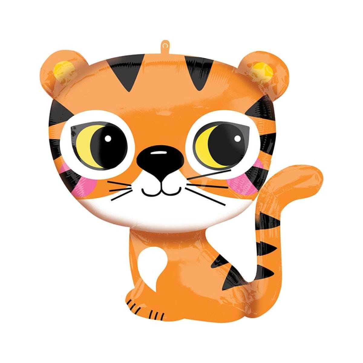 Cute Tiger Supershape Balloon - 25" x 25" Foil