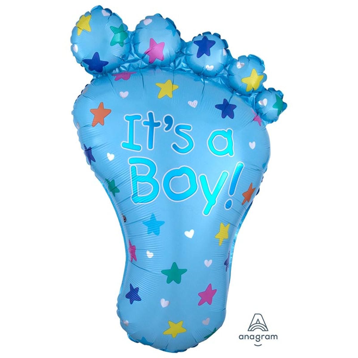 It&apos;s a Boy Foot Supershape Balloon - 32" x 23" Foil